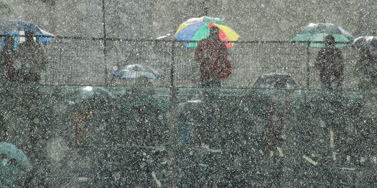 Pioggia allo stadio - fonte Flickr Marco Gubbini